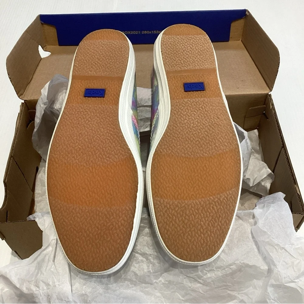 Keds Champion Canvas Softerra Womens Tie Dye Purple Pink Shoes Sz 8 - Picture 5 of 8